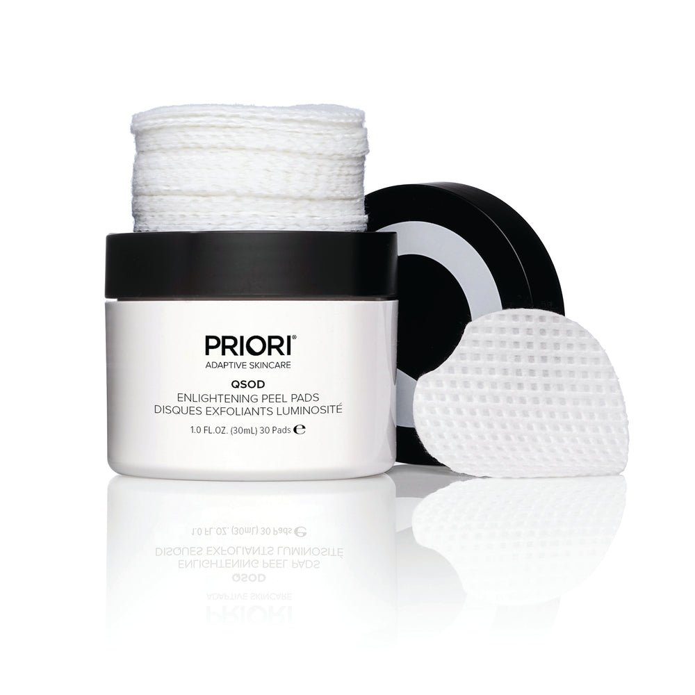 Q+SOD Enlightening Peel Pads från Priori