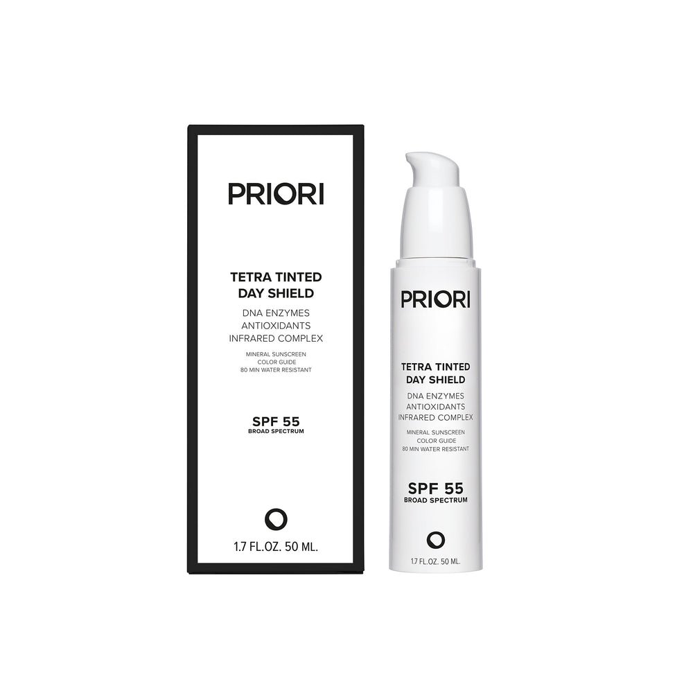 TETRA Tinted Day Shield Mineral Sunscreen SPF 55 från Priori